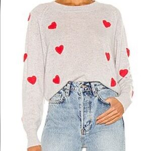 27 MILES MALIBU Cashmere Carmen sweater in the color Salt Size XS